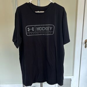 Under Armour Black T-Shirt | Hockey